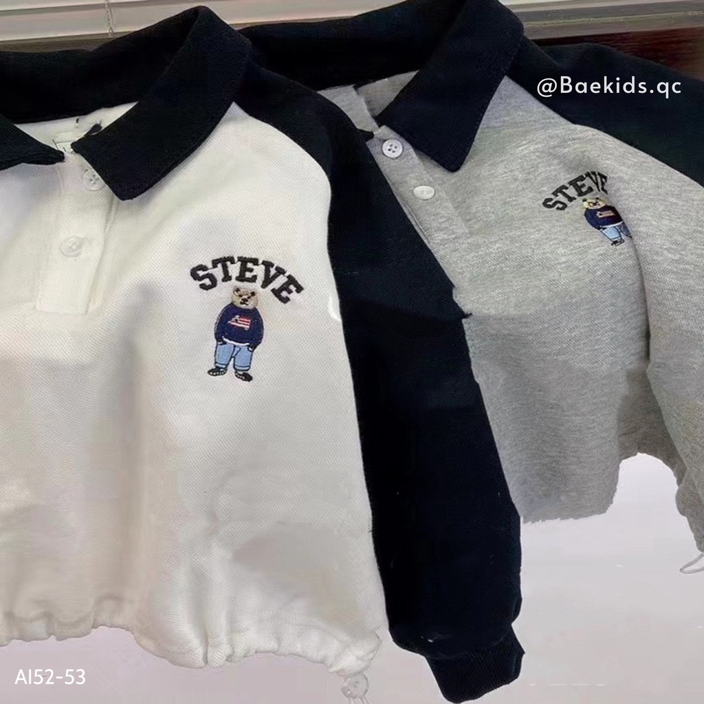 Áo thu đông bé trai, áo dài tay bé trai BAE KIDS 11kg đến 34kg