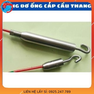 Tăng đơ ống inox 304 phi 6 ly, tăng cáp cầu thang 6mm - cáp thép thái bình vina