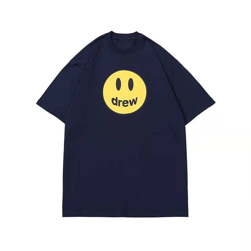 Áo Thun In Hình Mặt Cười Phong Cách retro Mỹ Cho Cặp Đôi