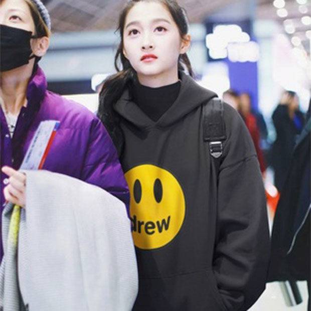 Áo Thun In Hình Mặt Cười Phong Cách retro Mỹ Cho Cặp Đôi