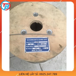 Cáp inox 304 (1ly, 1 ly rưỡi, 2 ly, 3 ly, 4 ly) THAIBINHVINA