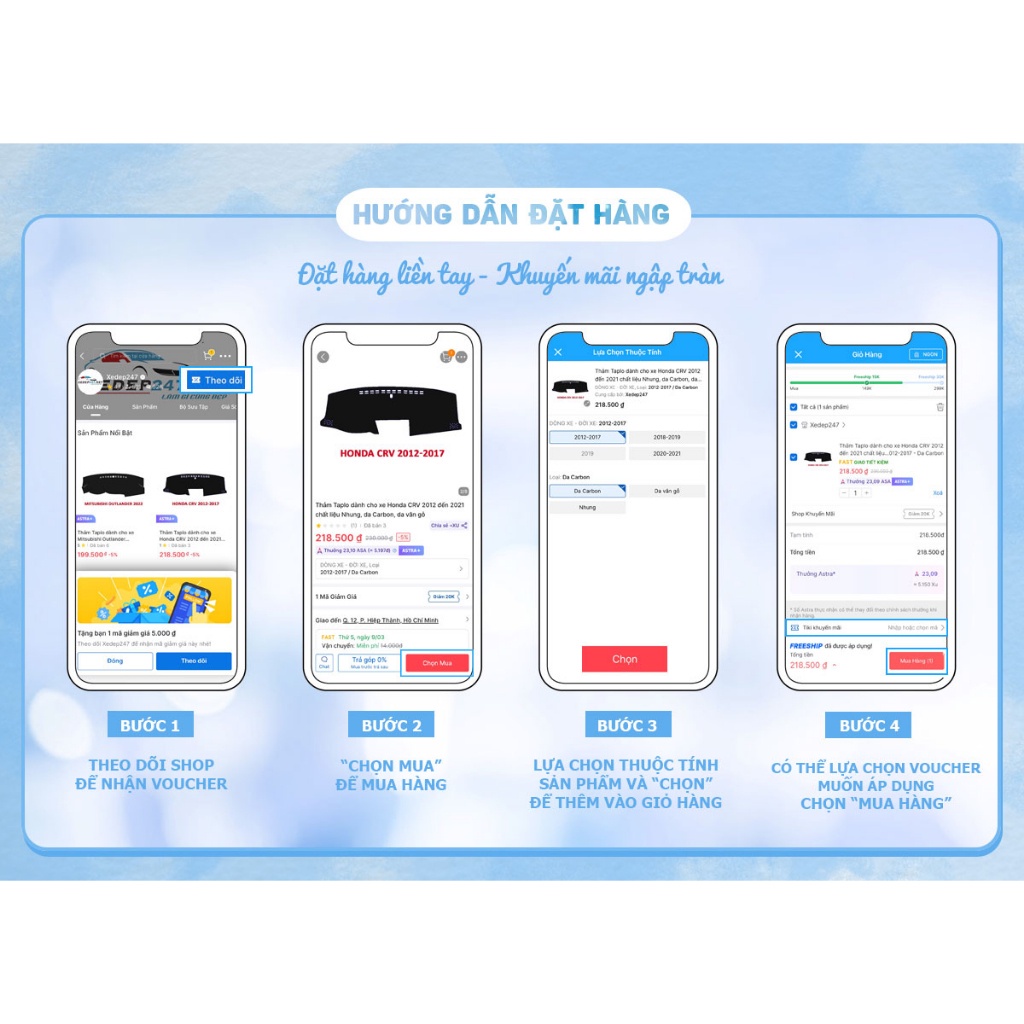 Thảm Taplo dành cho xe Kia Morning 2008-2019