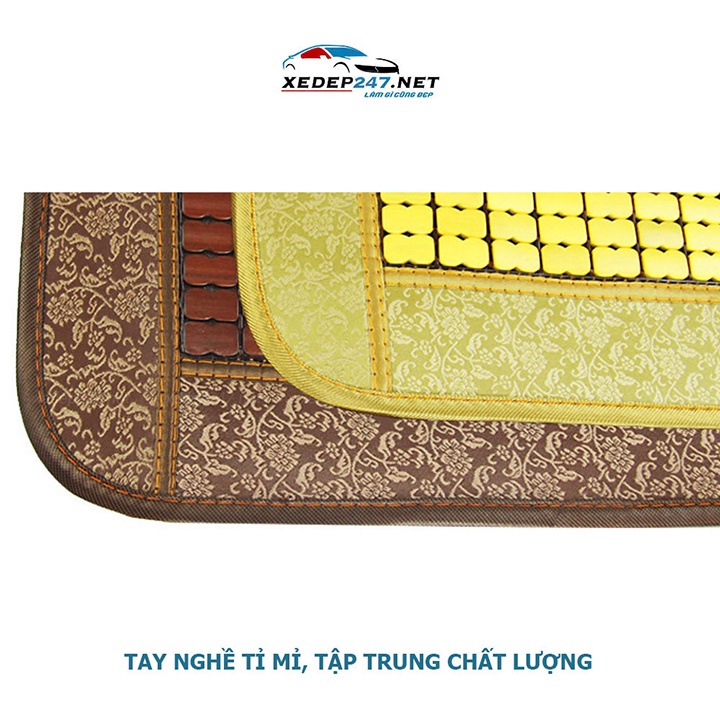 Miếng lót ghế tre thân thiện với môi trường, thoáng khí và thoải mái