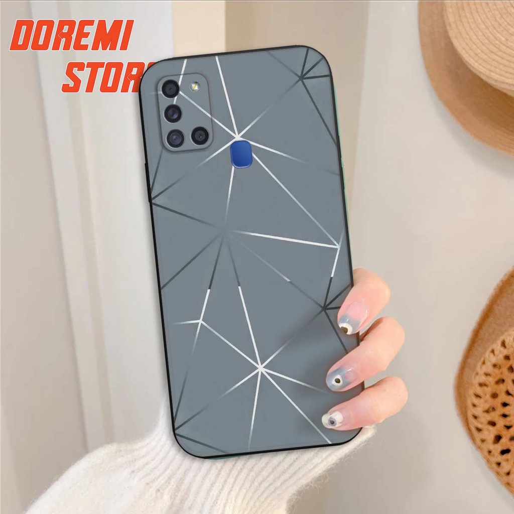 Ốp lưng Samsung A21s hình kẻ sọc mạnh mẽ, nam tính , rẻ đẹp