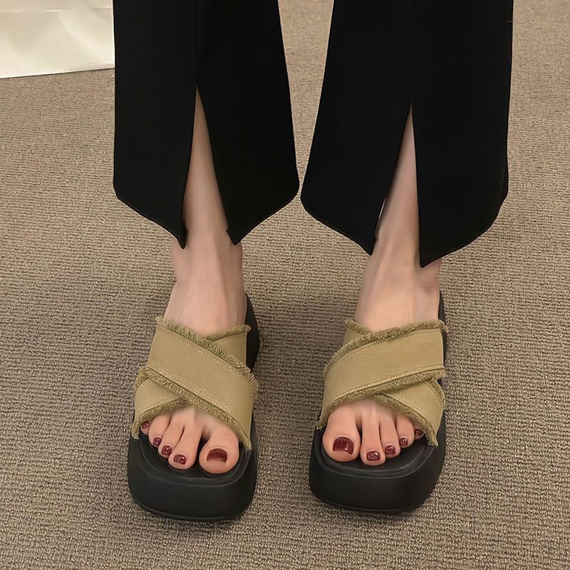 Giày sandal nữ Dép Đế Dày Thời Trang 2023 Dành Cho Nữ