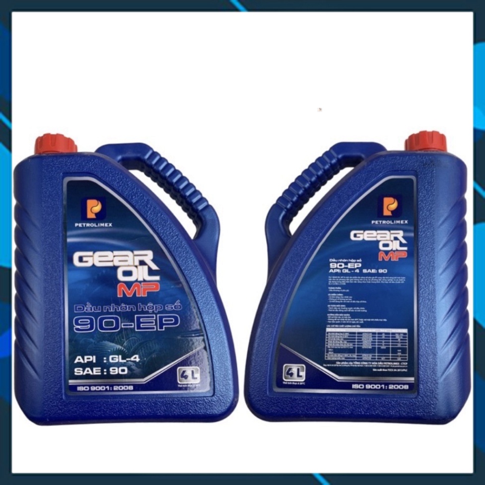 Dầu Nhớt Hộp Số Sàn Ô Tô  Petrolimex PLC Gear Oil MP 90 EP GL-4 Chính Hãng -4 Lít- Daumooto