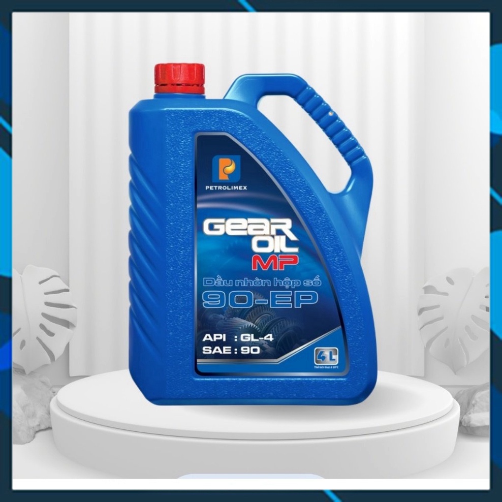 Dầu Nhớt Hộp Số Sàn Ô Tô  Petrolimex PLC Gear Oil MP 90 EP GL-4 Chính Hãng -4 Lít- Daumooto