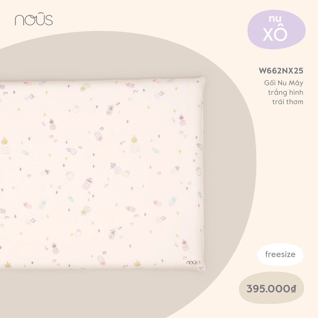 Gối mây cao su non đủ màu - Nous Bình Dương