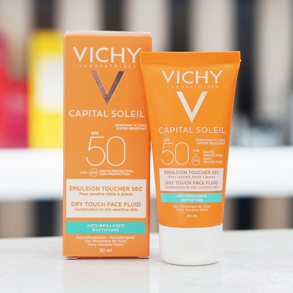 Kem Chống Nắng Vichy Capital Soleil SPF50+ Dry Touch Dành cho da dầu 50ML - XDC