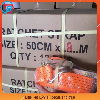 Dây chằng tăng đơ 5cm dài 6 mét tải 3 tấn có móc J capthephanoi