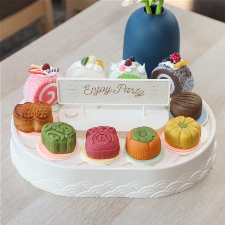 Phụ Kiện Bánh Kem  Máy Xoay Bánh Kem Bánh Cupcakes Quà Tặng Sinh Nhật Đồ Chới Cho Bé