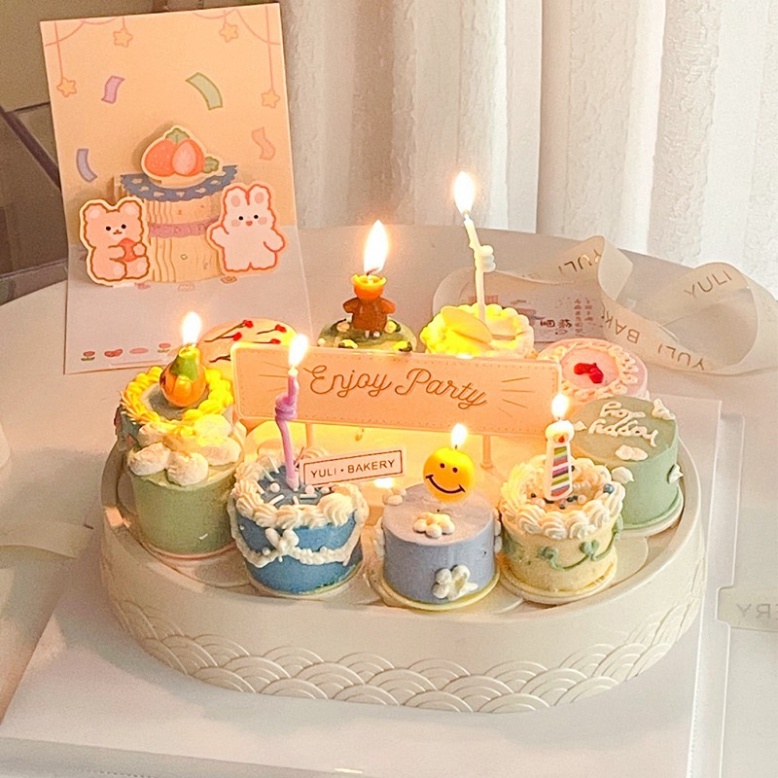 Phụ Kiện Bánh Kem  Máy Xoay Bánh Kem Bánh Cupcakes Quà Tặng Sinh Nhật Đồ Chới Cho Bé