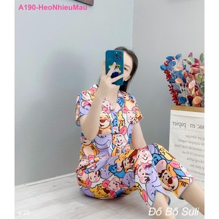 Bộ Dài Pijama Lụa Latin A190 - Đồ Bộ Suli