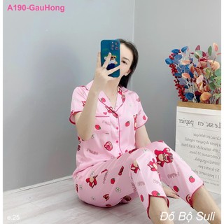Bộ Dài Pijama Lụa Latin A190 - Đồ Bộ Suli