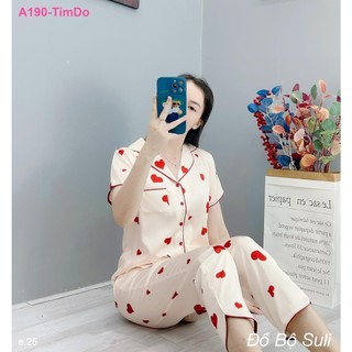 Bộ Dài Pijama Lụa Latin A190 - Đồ Bộ Suli