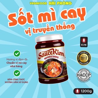 SỐT MÌ CAY SAUCEKIM NẤU MÌ CAY 7 CẤP ĐỘ VỊ TRUYỀN THỐNG