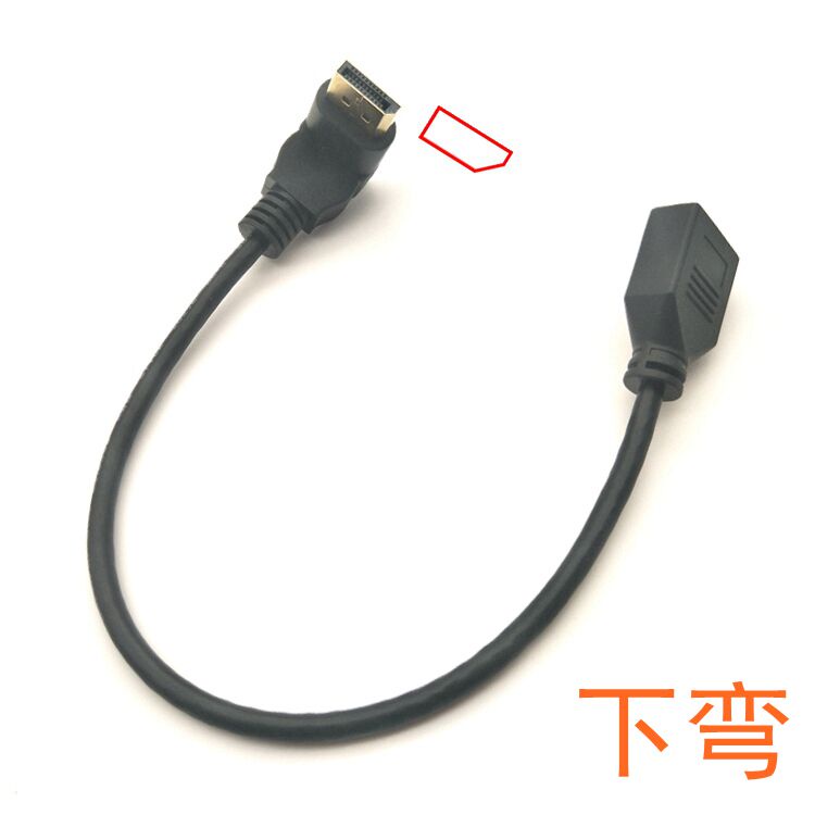 Hàng Có Sẵn! Hàng Có Sẵn! Dây Cáp Nối Dài Khuỷu Tay 90 Độ dp male Sang female 4k displayport dell displayport