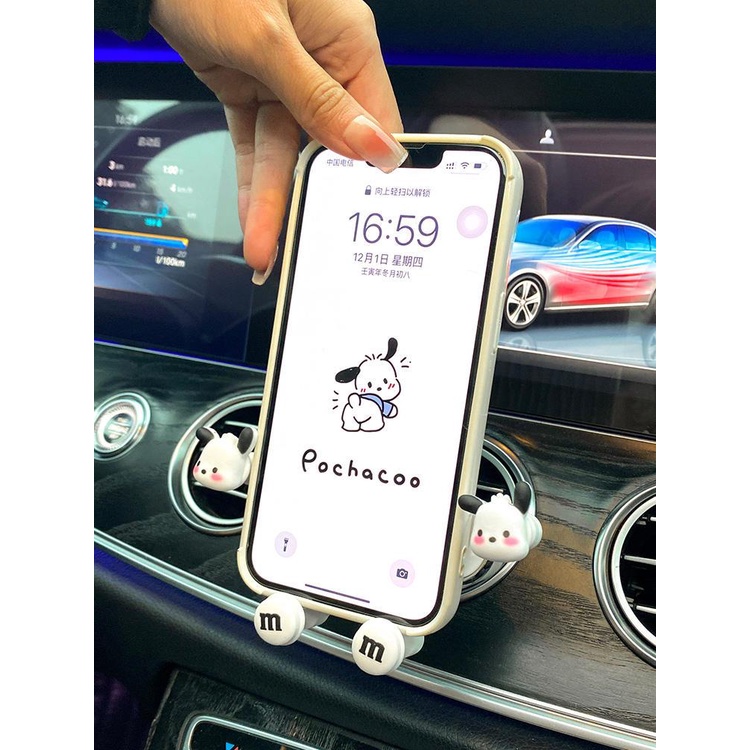 Giá Đỡ Điện Thoại Họa Tiết Hoạt Hình Xinh Xắn Dành Cho Xe Hơi