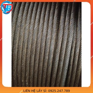 Cáp chống xoắn phi 8 dài 30m. cáp cẩu trục. cáp tự hành. dây cáp cẩu cáp thép giá sỉ