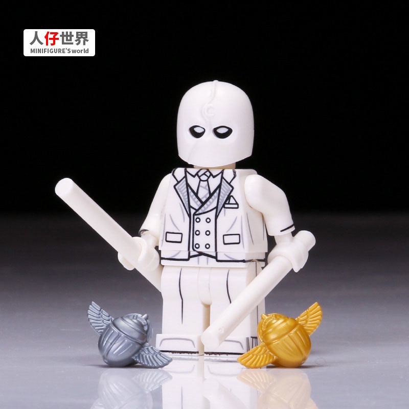 Compatible Mô Hình lego Mini Bằng Nhựa Hình Hiệp Sĩ Mặt Trăng