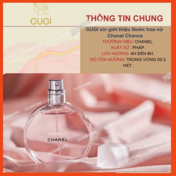 ♥Nước Hoa Chance Eau Tendre - Chance Hồng.GUGI-Store CH aaaa2 | BigBuy360 - bigbuy360.vn
