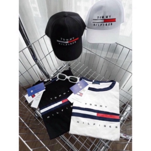 ÁO THUN TOM*MY BASIC LOGO , ÁO THUN TOM*MY LOGO NGANG NAM NỮ UNISEX