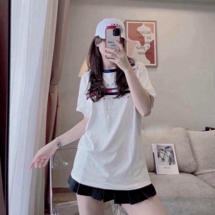 ÁO THUN TOM*MY BASIC LOGO , ÁO THUN TOM*MY LOGO NGANG NAM NỮ UNISEX