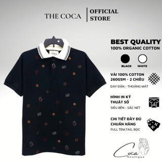 Áo polo gu*cci bee logo , áo thun polo con ong thêu logo logo nam nữ unisex the.coca