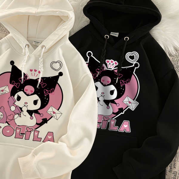 Áo Khoác Hoodie Dáng Rộng Dễ Thương Thời Trang Thu Đông