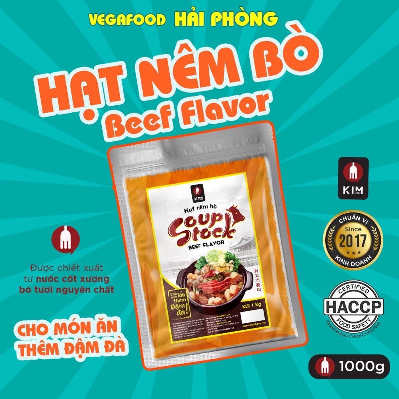 HẠT NÊM BÒ SOUP STOCK (GÓI 1KG)