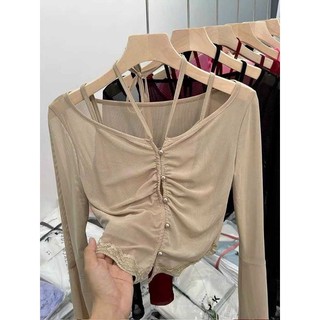 Sét áo 2 dây +áo mỏng hàng QC