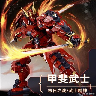 Little Luban Lắp Ráp Khối Xây Dựng Đồ Chơi Kai Samurai Mecha Snow Phantom Xếp Hình Bé Trai Tặng
