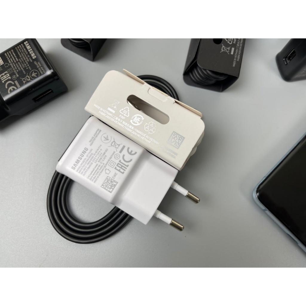 (Full Box) Bộ Sạc Nhanh 15W SS S8/S9/S10 - Củ 2A + Dây Cáp Sạc USB Type C (Quick Charge 3.0) - TuHaiStore