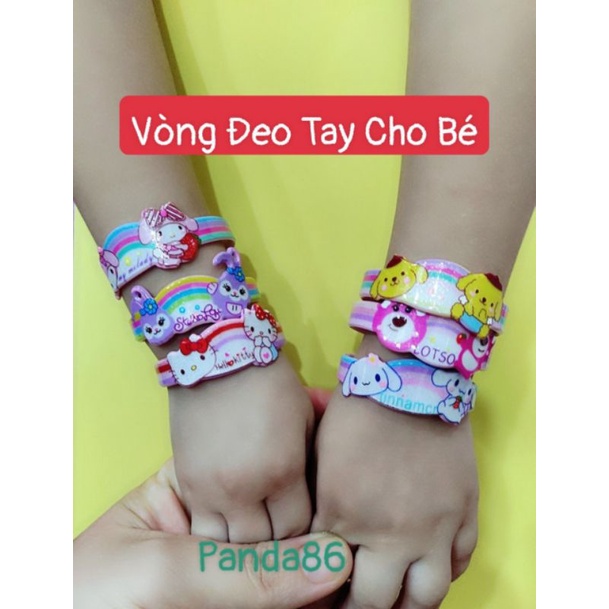 Vòng Đeo Tay Hoạt Hình Dễ Thương Dành Cho Bé Yêu Từ 2 đến 5 Tuổi