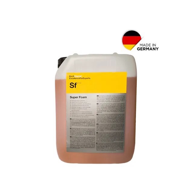 KOCH CHEMIE SUPER FOAM SF - XÀ PHÒNG RỬA XE PRE-WASH CHUYÊN DỤNG CAO CẤP DUNG TÍCH 10 LÍT