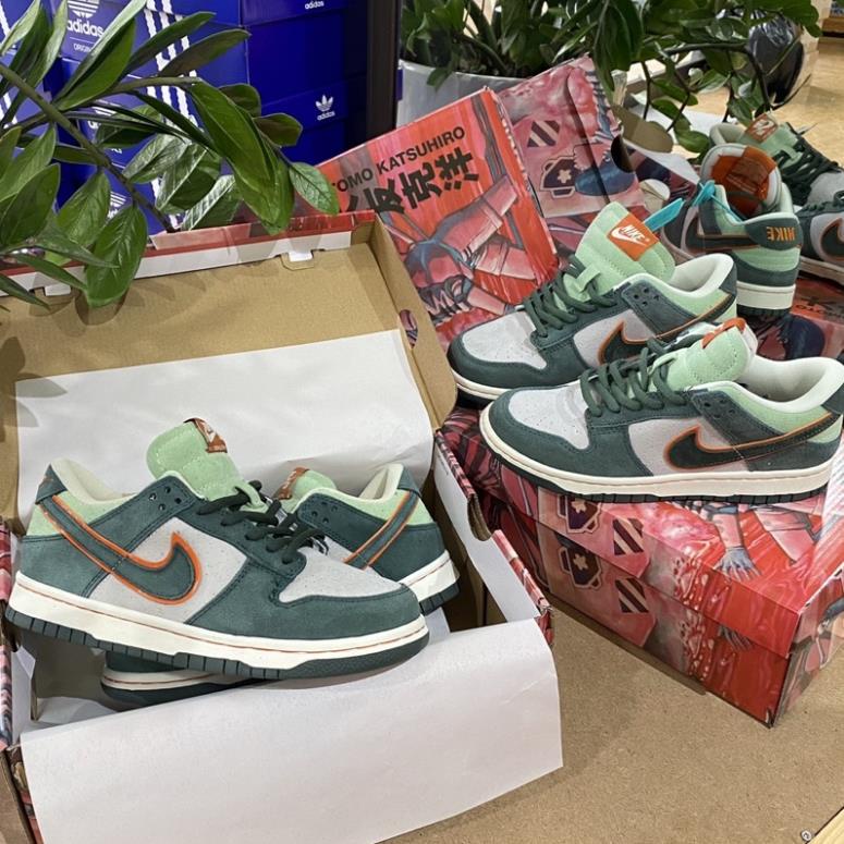 Giày sneker ni.ke SB Dunk Low Disrupt 2 Xanh Lá, Nâu, Giày thể thao Sb cổ thấp Otomo cực chất siêu hot 2023