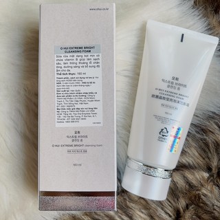 [ RẺ BẤT NGỜ] Hàng Công Ty - Sữa rửa mặt Ohui Extreme White dưỡng trắng da 160ML