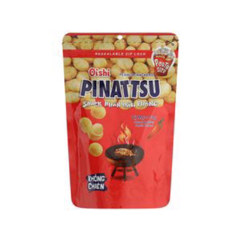 Snack Nhân Đậu Phộng Pinattsu 85g Các Vị