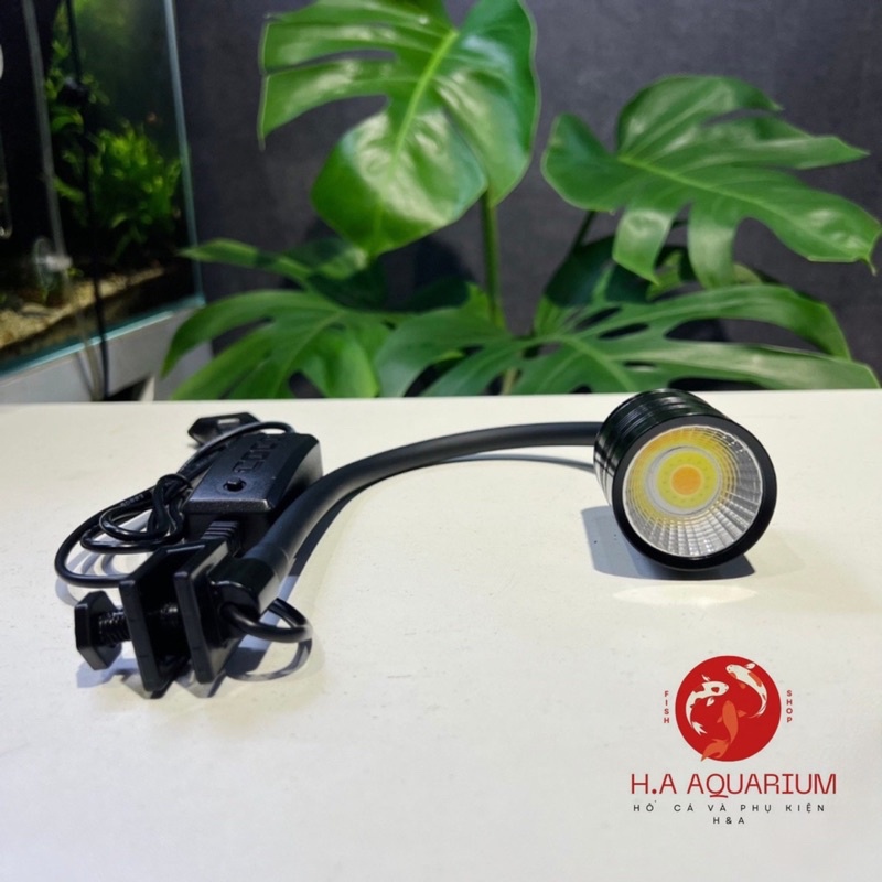 Đèn Led Kẹp Nano Aquarium Kẹp Thành Hồ cá cảnh, Hồ Thủy sinh, Đèn 3 Chế Độ