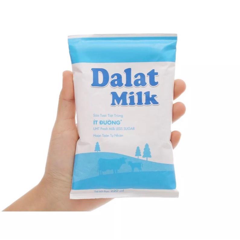Sữa Tươi Tiệt Trùng Dalat Milk Túi 220ml