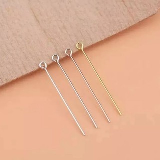 10 Đinh xỏ hạt đầu móc nối/ Đinh xỏ hạt đầu nối