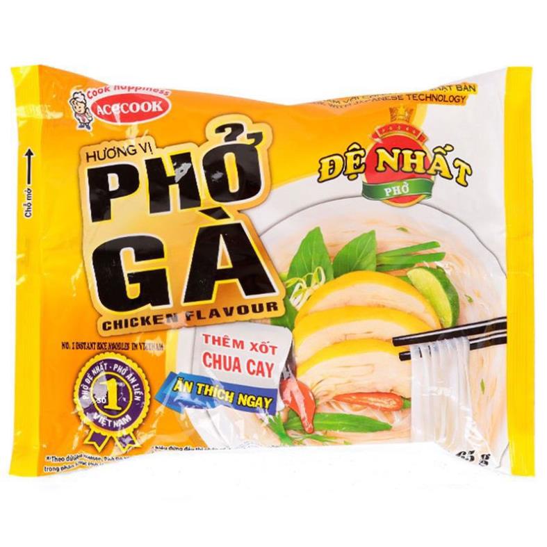 Phở Bò,Gà Đệ Nhất Acecook 65g