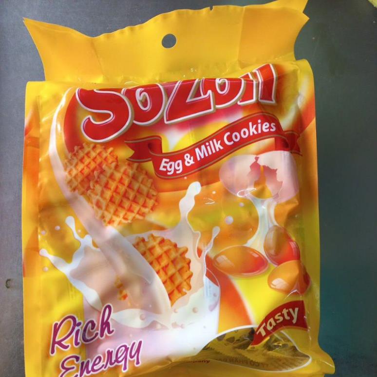 Bánh Cookies Trứng Sữa Sozoll Hải Hà Bịch 256g