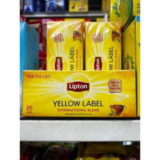 [ Mẫu Mới ] Trà Lipton Túi Lọc - 25 Túi/Hộp