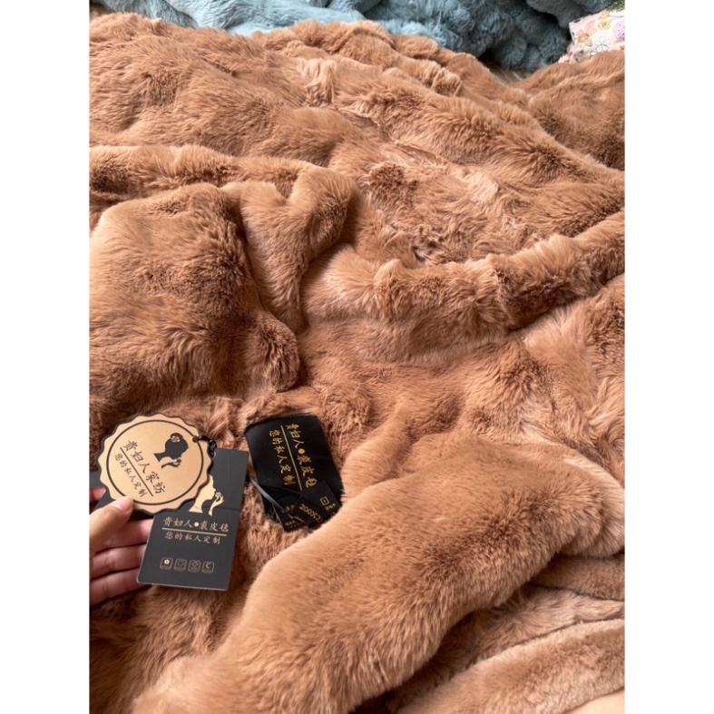 Chăn Lông Tuyết Hồ Ly Cao Cấp Kích Thước 2mx2m3 Nặng 5,8kg Siêu To Siêu Ấm, Chăn Lông Cao Cấp Nhập Khẩu