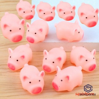 Công cụ giải trí heo hồng Squishy lơn mềm bóp kêu chít chít vui tai cho bé