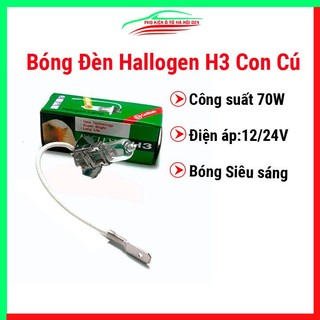 Bóng đèn hallogen h3 con cú 12v-24v