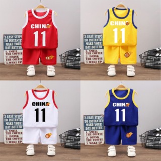 Combo 4 bộ đồ bé trai chất thể thao sô 11 viền phối cho bé từ 6kg đến 29kg.bdbt64. .