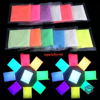 Bột dạ quang bột huỳnh quang 10g bột màu sắc dạ quang siêu sáng độc đáo