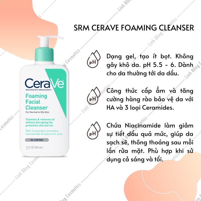 Sữa Rửa Mặt CeraVe 236ml